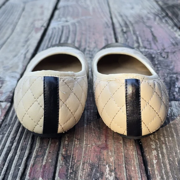 Neiman Marcus,  Womens Flats Loafers, Black, Tan, Size 7.5 - Picture 7 of 12